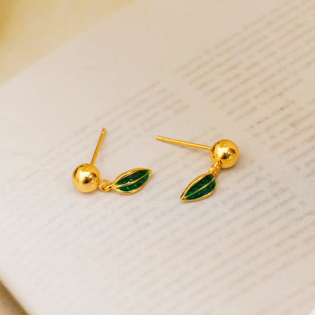 Lily of the Valley flower earrings