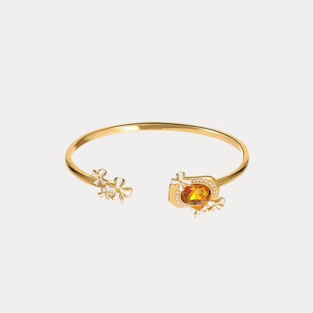 Osmanthus Fragrans Cuff Bracelet