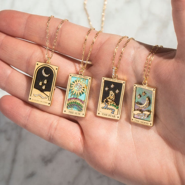 TAROT square necklaces