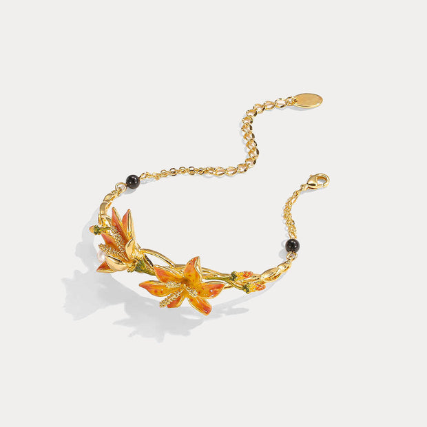 Leopard Flower Bracelet