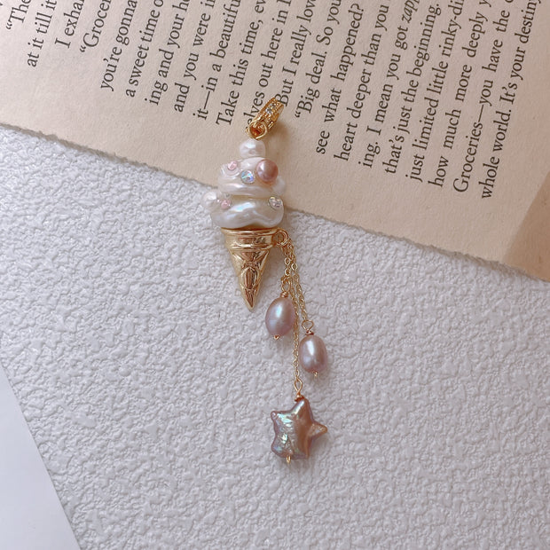 baroque pearl pendant