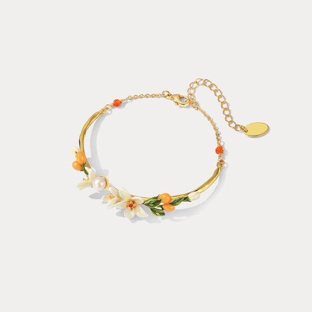 Orange Blossom Bracelet