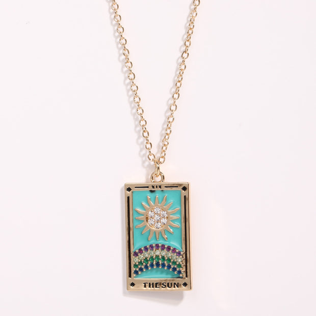 TAROT square necklaces