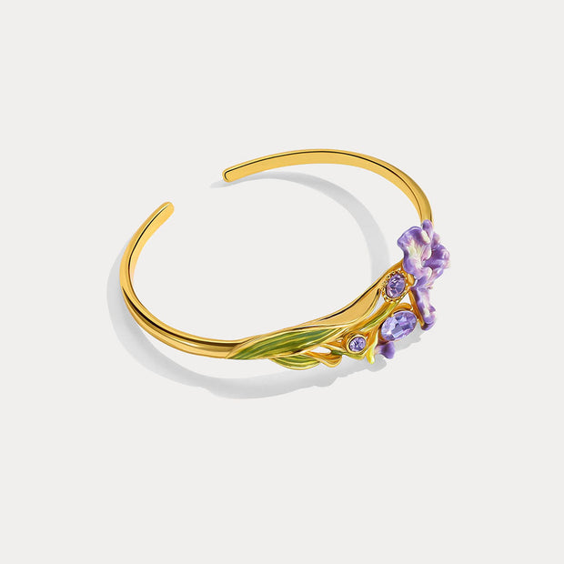 Iris Flower Cuff