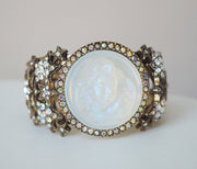 Vintage Sleeping Angel Bracelet Adjustable