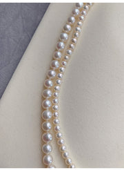 Freshwater Pearl Clavicle String Pearl Necklace Natural Extremely Bright Light