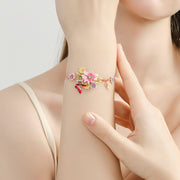 Butterfly Love Flower Bracelet