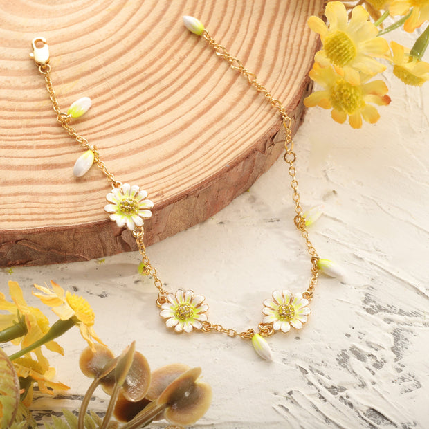 Daisy Charm Bracelet