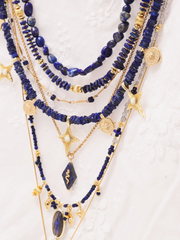 "High Priest's Weapon" Lapis Lazuli Necklace Set