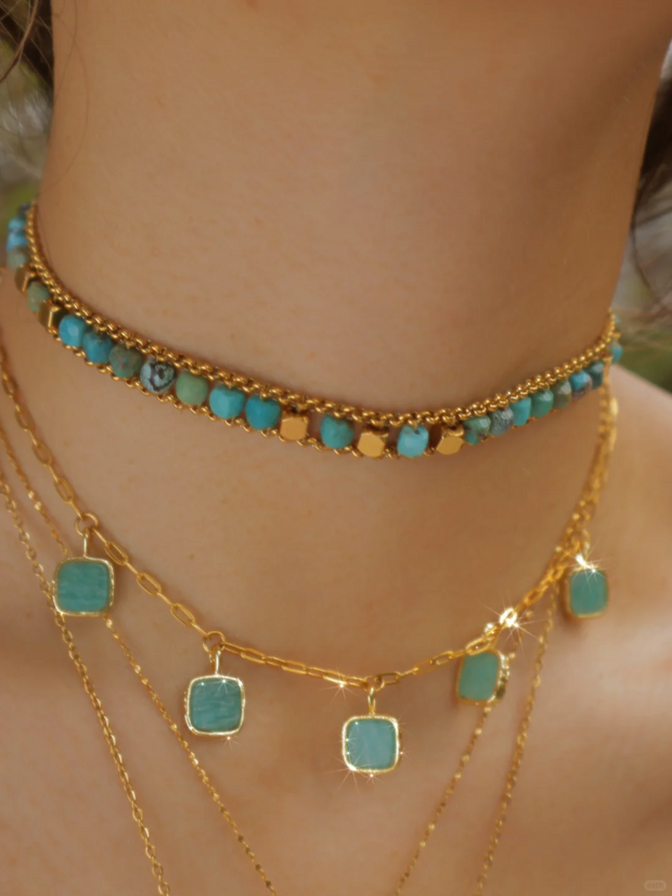 ”The Gypsy“ Turquoise Necklace Set