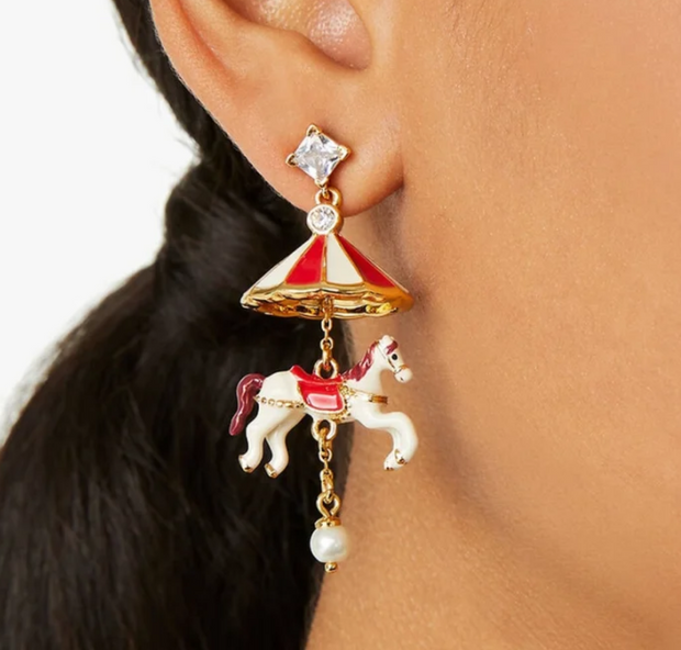 carousel earrings