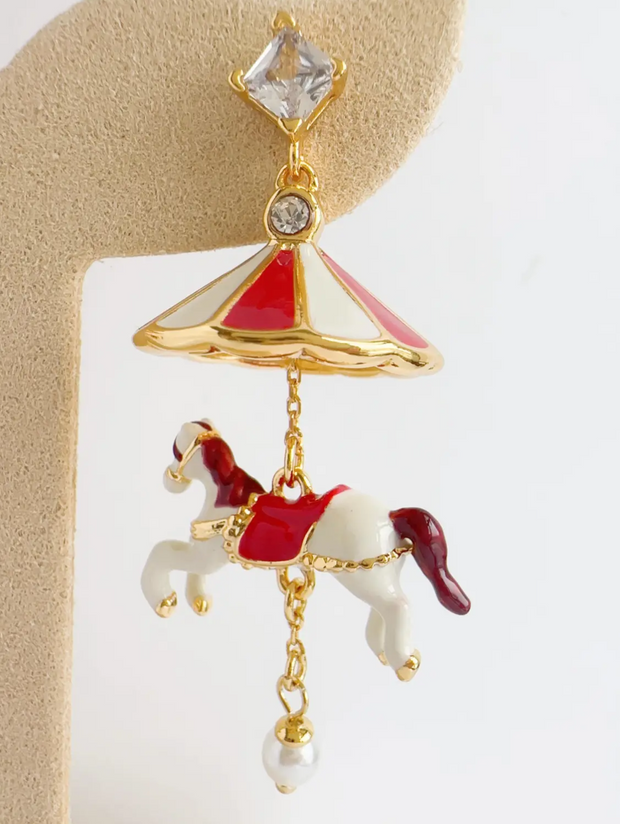 carousel earrings