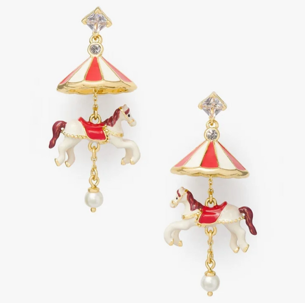 carousel earrings