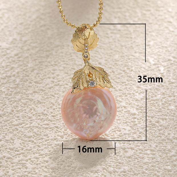 handmade baroque pearl pendant