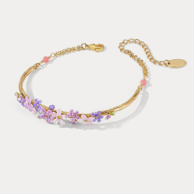 Forget-Me-Not Flowers Bracelet