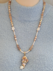 handmade baroque pearl necklace