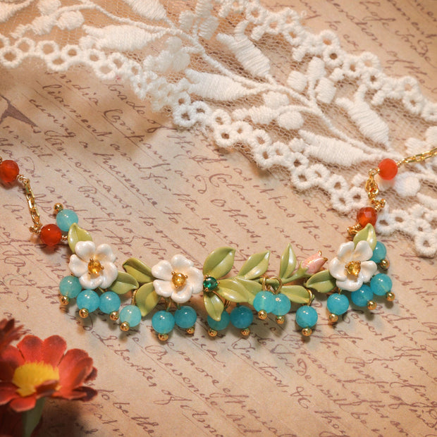 Blueberry Flower Bracelet