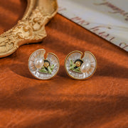 handmade baroque pearl earrings