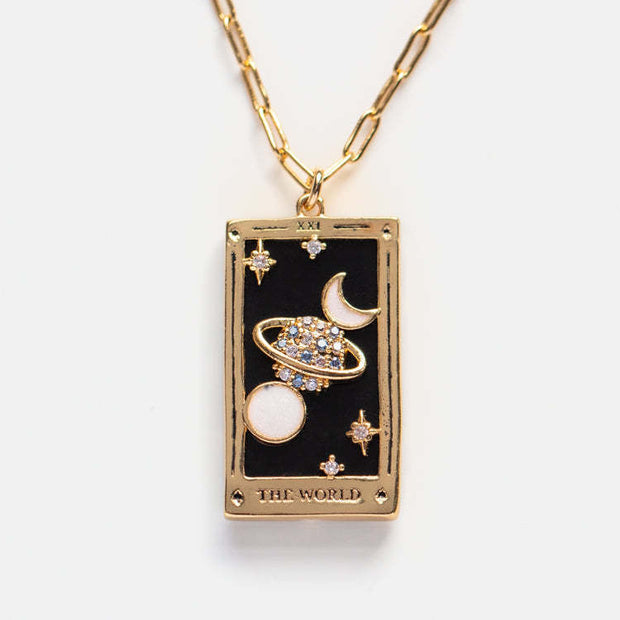 TAROT square necklaces