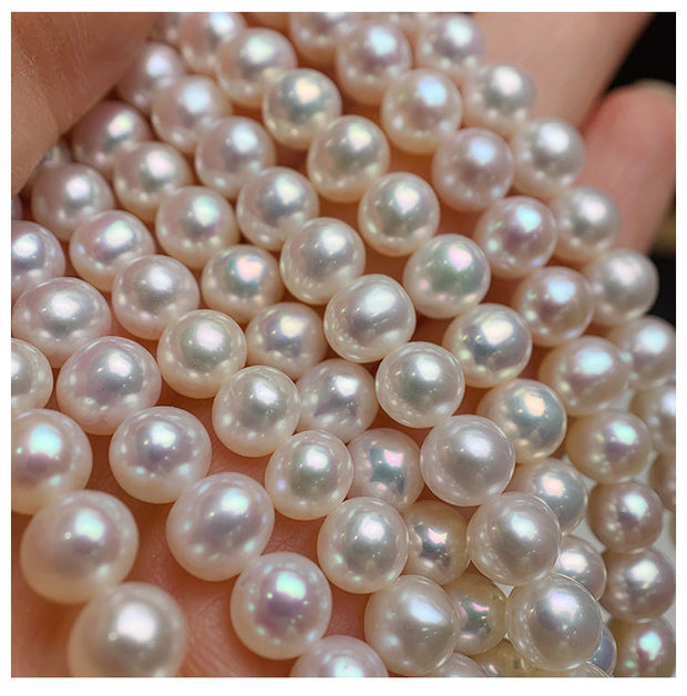 Freshwater Pearl Clavicle String Pearl Necklace Natural Extremely Bright Light