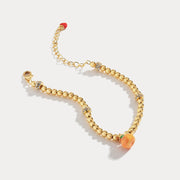 Orange Enamel Bracelet