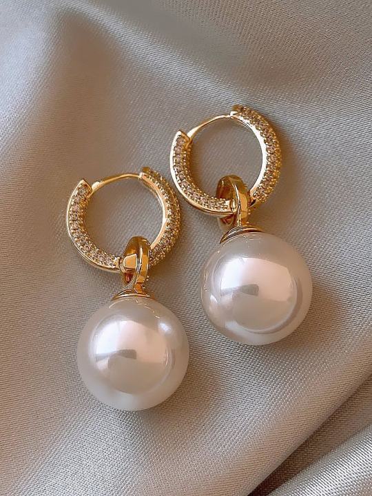 pearl earrings