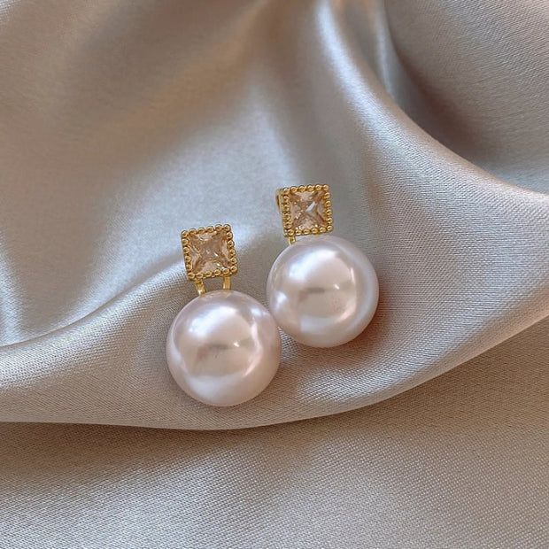 pearl earrings