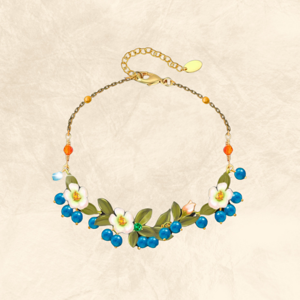 Blueberry Flower Bracelet