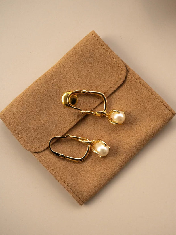 natural pearl earrings