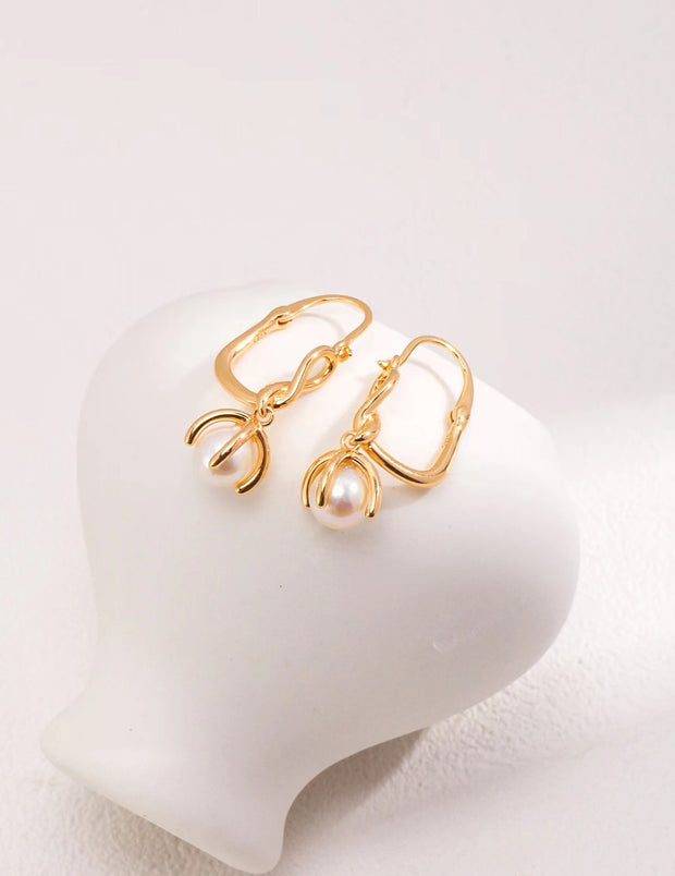 natural pearl earrings