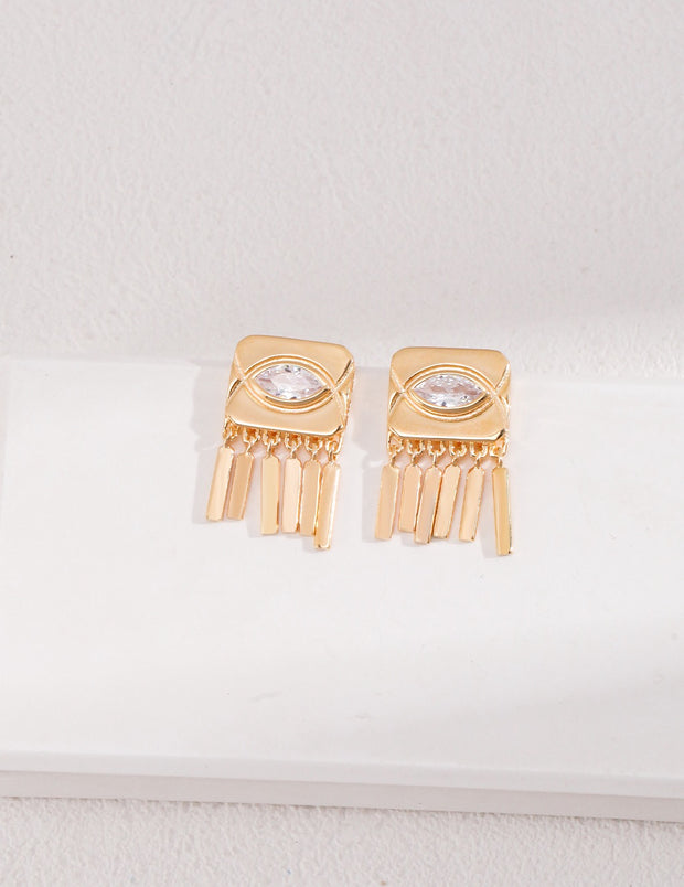 zircon earrings