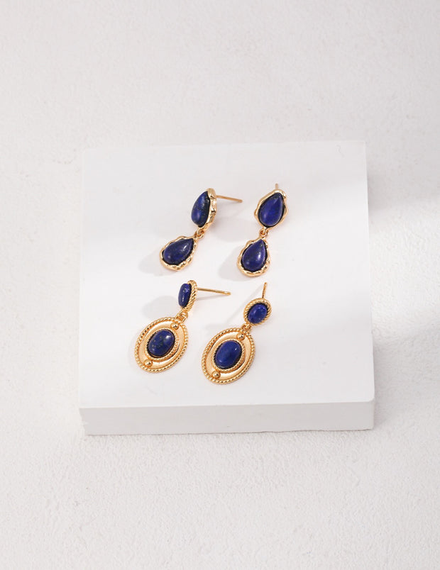 lapis lazuli earrings