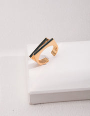 enamel fashion ring