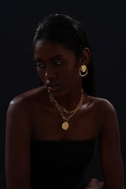 T-Bar Chain Layering Set - Unisex - 18K Gold Plated