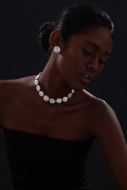 Baroque Pearl Beaded Choker - 14K Gold filled