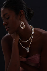 Freshwater Pearl Wire Hook Earrings