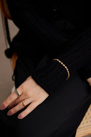 gold plated shell bracelet