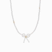 Lady Bow Pearl Necklace