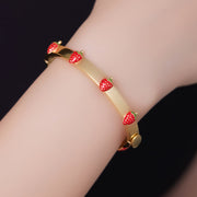 Vintage Strawberry Bracelet