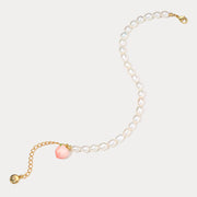 Peach Pearl Bracelet