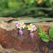 Sweet Grape Flower Gift Set with Gift Wrapping