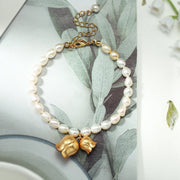 Lily Of The Valley Pearl Bracelet