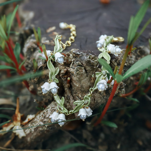 Lily Of The Valley Diamond Bracelet