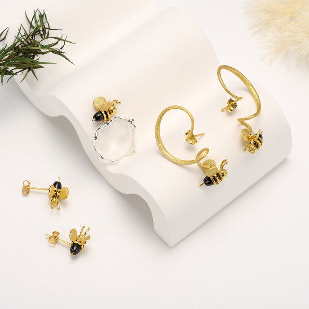 Bee & Dripping Honey Jewelry Set