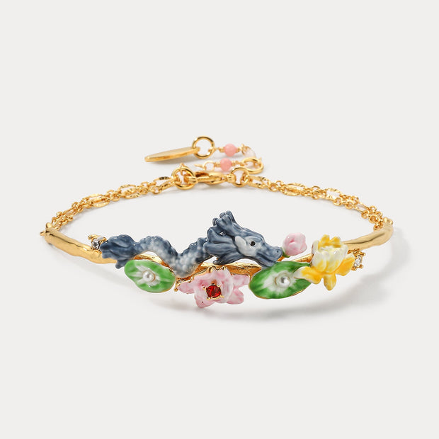 Dragon Lotus Bracelet