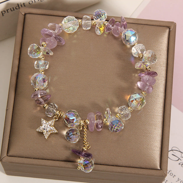 original design crystal gemstone charm bracelet