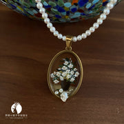 handmade baroque pearl pendant