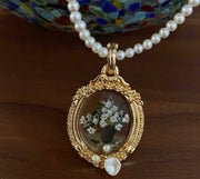 handmade baroque pearl pendant