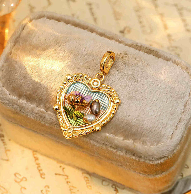 handmade baroque pearl pendant