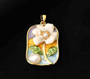 handmade baroque pearl pendant